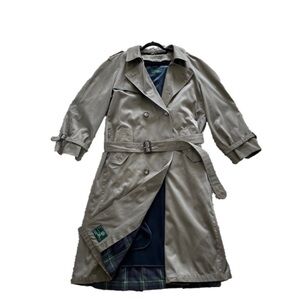 VINTAGE RALPH LAUREN 
 TRENCH COAT 42L